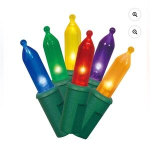 Indoor/Outdoor 100 Count LED Mini Christmas String Light Multicolor NEW 4 boxes